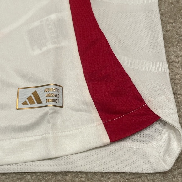 Men's Authentic adidas Japan Away Jersey 2024 white size L NWT - Picture 4 of 7